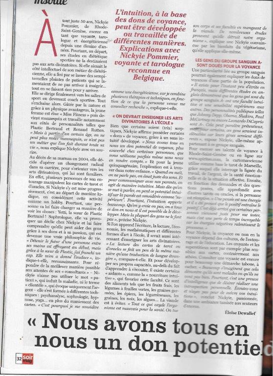 Article Soir Mag 1